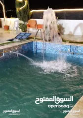  7 شاليه فاخر اطلالة رائعه جرش سعر مغري