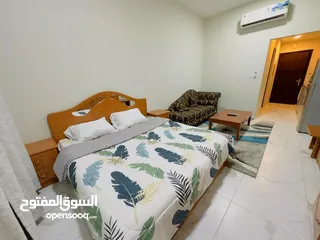  5 متاح حاليا للايجار الشهري شقة استديو مفروشة بفخر في عجمان منطقة المويهات