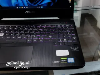  8 أسيس جيل تاسع رام16ج هارد 512 ssd كيبورد مضيء للألعاب القويه شاشة 15.6FHD ips120Hz