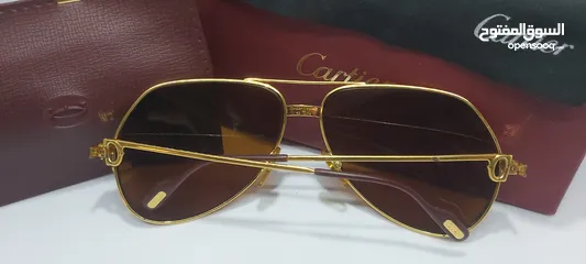  3 نظاره كارتير فرنسيه  اصليه Cartier Original حجم 62 بحاله ممتازه من النوادر..