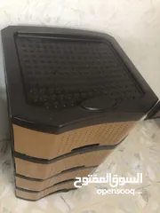  4 خزانة بلاستيك اربع جوارير شبه جديدة للبيع