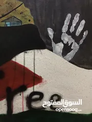  2 لوحة فنية تدعم قضية فلسطين