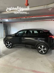  4 جيب بيجو 3008 اسود للبيع ( بسبب السفر)