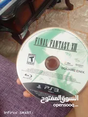  1 لعبة flnal fantasy لعبة في بلايستيشن 3 مستعملة وكالة ولا خدش و جلدة ايد بلايستيشن فور