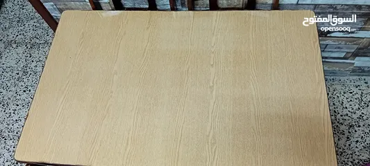  2 طاولة سفرة خشب