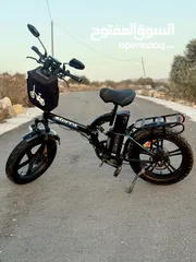  1 بسكليت كهرباء عجل عريض مغنيسيوم 2024