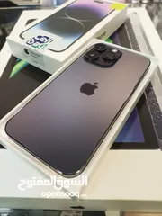  1 iphone 14 pro max  256 GB  لون ممييييز  وارد شرق اوسط