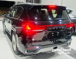  4 لكزس BB LX 600 بريمي 2024 اللون أسود عرض خاص