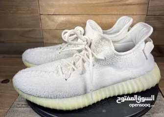 1 حذاء Yeezy Boost 350 V2 أصلي – لون أبيض (مقاس 42)