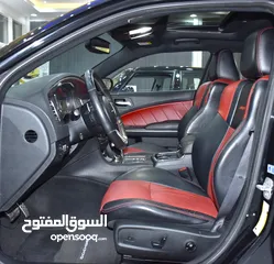  10 Dodge Charger SRT8 ( 2013 Model ) in Black Color GCC Specs