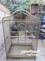  13 قفص ببغاء كبير يتسع لأكثر من طير مستعمل نظيف