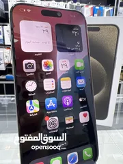  10 iPhone 15 Pro Max (256 GB) ايفون 15 برو ماكس مستعمل شهرين و نص فقط لا غير الجهاز ولا خدش بطارية 100