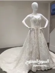  2 فستان عروس ابيض