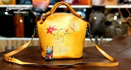  12 Handmade leather bags for women حقائب جلدية مصنوعة يدويا للنساء