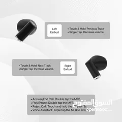  7 سماعات بلوتوث مقوامة للماء والتعرق Fantech Mithril TX1 Lite TWS Earbuds With IPX5