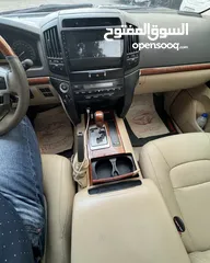  17 تويوتا لاندكروزر 2013 محول خارجي 2019 فحص كامل فل كامل اسود ملوكي