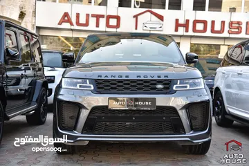  2 رنج روفر سبورت بلاك اديشن وارد وكفالة الوكالة 2019 Range Rover Sport HSE SV Kit Black Edition