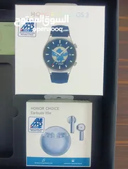  1 HONOR WATCH  GS3 AND HONOR EARBUDS X5e