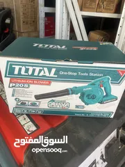  1 منفاخ هواء يعمل بالبطارية من شركة TOTAL الاصلية