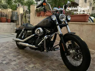  3 Streetbob ABS 1700cc harley Davidson نظيفه