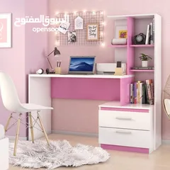  5 مكتب للدراسة مع خزانة وادراج بسعر مميز اطلبها الان من لامينيت للأثاث المكتبي