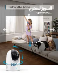  28 كاميرا واي فاي متحركة   2 ميجا  360 درجة تدعم  ميموري  التتبع التلقائي	  WIFI CAMIRA 2 MEAG COLOR