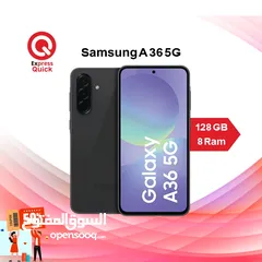  1 SAMSUNG A36 ( 128GB ) / 8 RAM NEW /// سامسونج اي 36 ذاكره 128 الرام 8 الجديد كليا