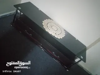  3 طاولة شاشة خشب