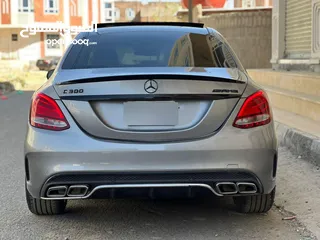  6 C300 2016 بانوراما فل كامل.  سعرها 18 الف دولار