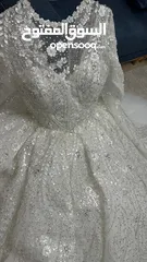  3 فستان زفاف فخم بسعر جدا جدا  مناسب