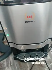  4 كولر ماء كوري us filters مع فلتر بحالة ممتازة