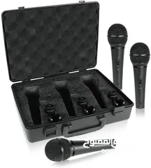  3 طقم ميكرفونات Behringer Ultravoice  Dynamic Cardioid Vocal and Instrument Microphones, Set of 3