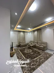  14 فله دورين بتصميم راقي مفروشه كامل فرش جديد عوقد الشماليه مربع ك