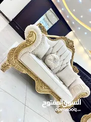  4 عروووووض طقم كنب مصري دمياطي 9مقاعد خشب زان تفصيل ومتوفر 14 مقعد