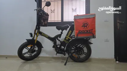  1 بسكليت كهرباء نوع ماسترو 60 فولت 26 أمبير 2000 ماطور البسكليت نظيف كل شي عليه شركة للمعني يراسلني