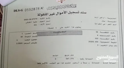  1 نمرة من المالك مباشرة