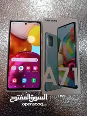  1 سامسونج A71 مستعمل نضيف 8رام 128جيجا