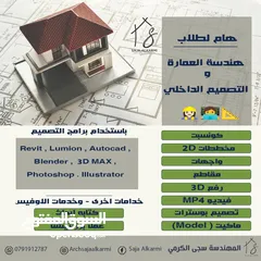  1 هندسة العمارة والتصميم الداخلي