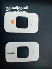  2 راوترات ماي فاي هواوي متنقله 4G HUAWEI مستعمل يوجد جهازين واحد اورنج و واحد امنيه شغالين 100٪؜