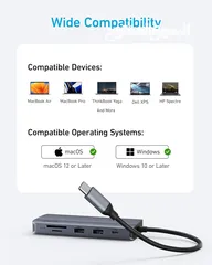 3 انكر هب 10ب1 اصلي بسعر ممتاز Anker USB C Hub