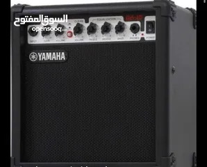  1 Yamaha GA-15 15 watts 2 channel guitar amp
