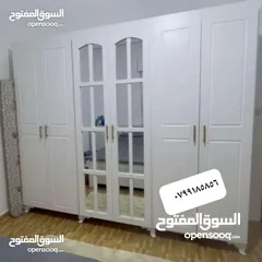  3 خزائن ملابس جميع المقاسات جودة عالية كفاله على جميع اعمالنا خزائن ملابس طابق مقاس 250 عرض