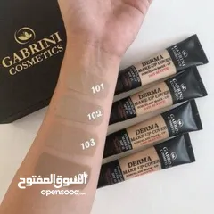  6 كريم الأساس GABRINI Derma Make-Up Cover  لو بدك إطلالة ناعمة، طبيعية، وبتدوم معك طول اليوم