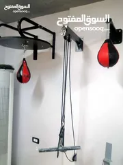  2 كرات بوكسينغ سريعه تعليق بقاعده خشبيه وبدون قاعده