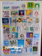  17 طوابع من جميع دول العالم بدينار واحد فقط
