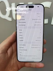  2 IPHONE 16 PRO MAX ( 512GB ) USED /// ايفون 16 برو ماكس ذاكرة 512 مستعمل وكاله