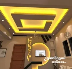  28 اللمسه الذهبيه لكافة أعمال الجبسن بورد والدهان ودهانات الديكور وبديل الخشب والرخام والصيانه العامة