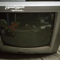  2 تلفزيون توشيبا مع ريموته حجم كبير شغال ميه بالميه مع رسيفر شغال للبيع