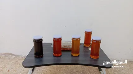  3 عسل السدر وعسل الجبلي وشمع العسل