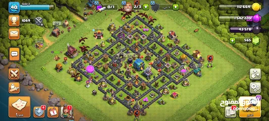  1 حساب كلاش اوف كلانس Th12 lvl 40